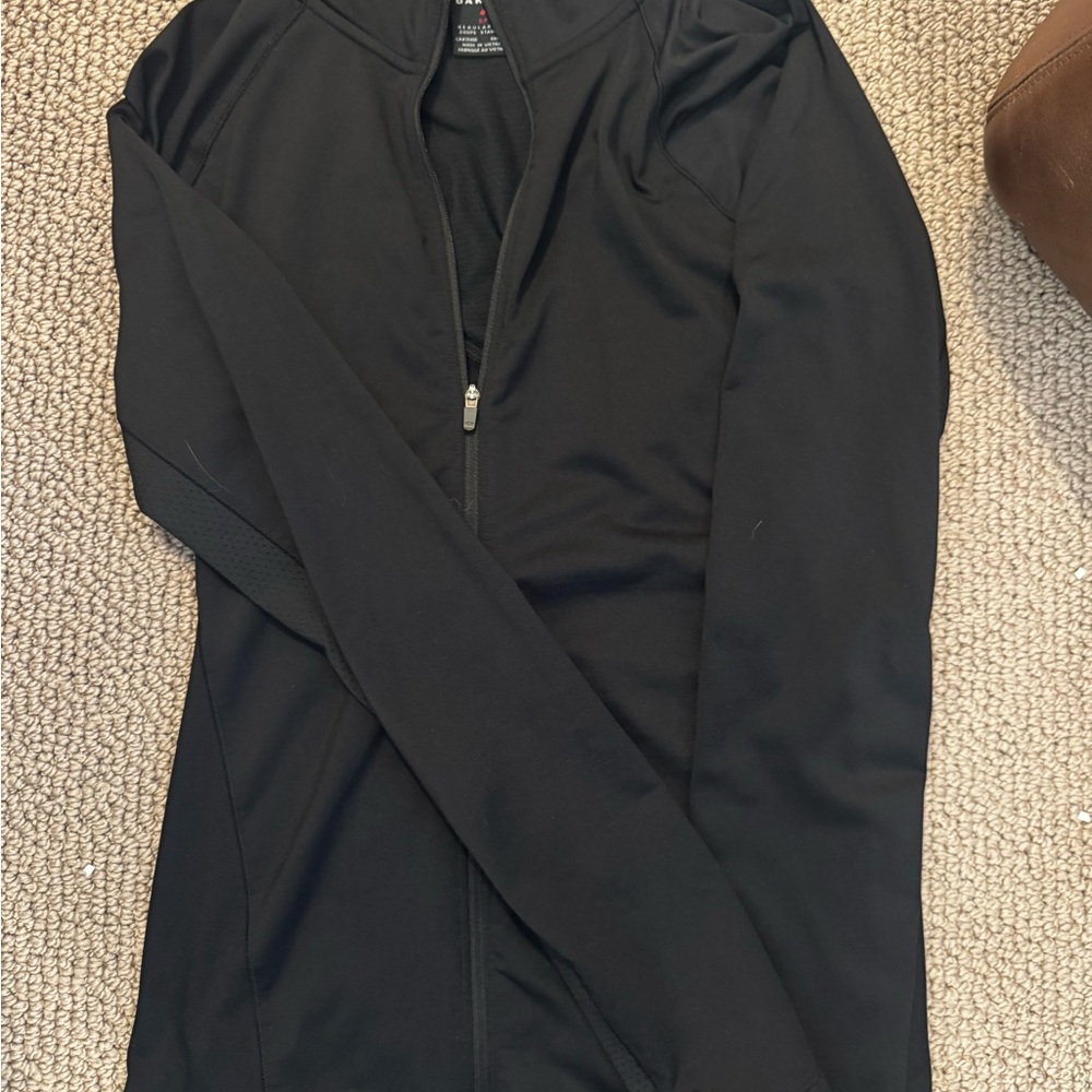 Oakley Black Zip-Up Fitted Jacket